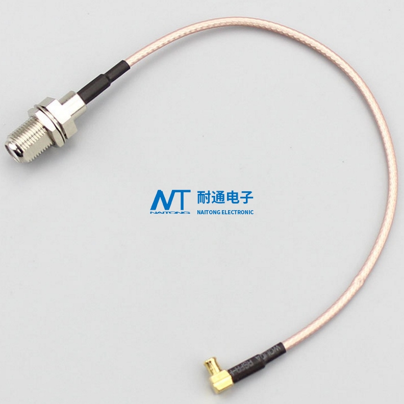 BNC母转MCX公线RG179 mcx90度弯头同轴高频线 RF射频线