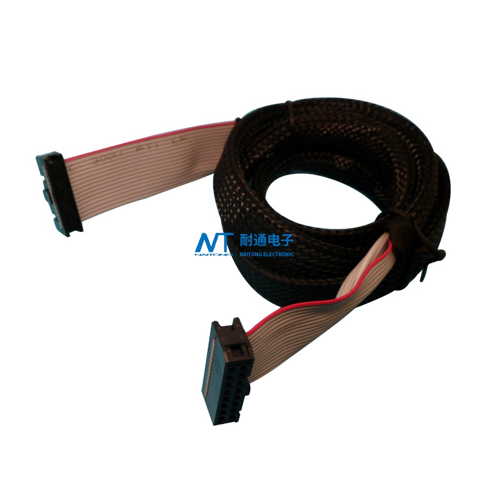 IDC灰排线 电脑连接线 20P灰软排线 IDC数据线